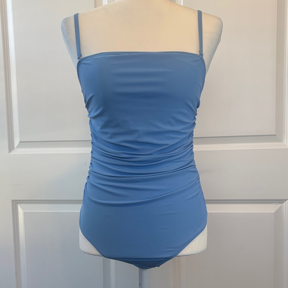 Blue One-Piece Swimsuit - Picture 2 of 9